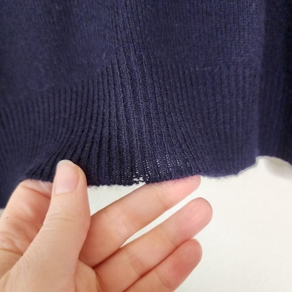 Polo Ralph Lauren Navy Wool Pullover Sweater L - Picture 6 of 7